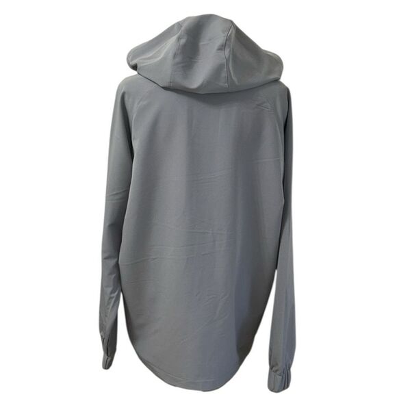 Reebok Gray Men’s Hoodie Performance Jacket(Size Medium) - Picture 4 of 9